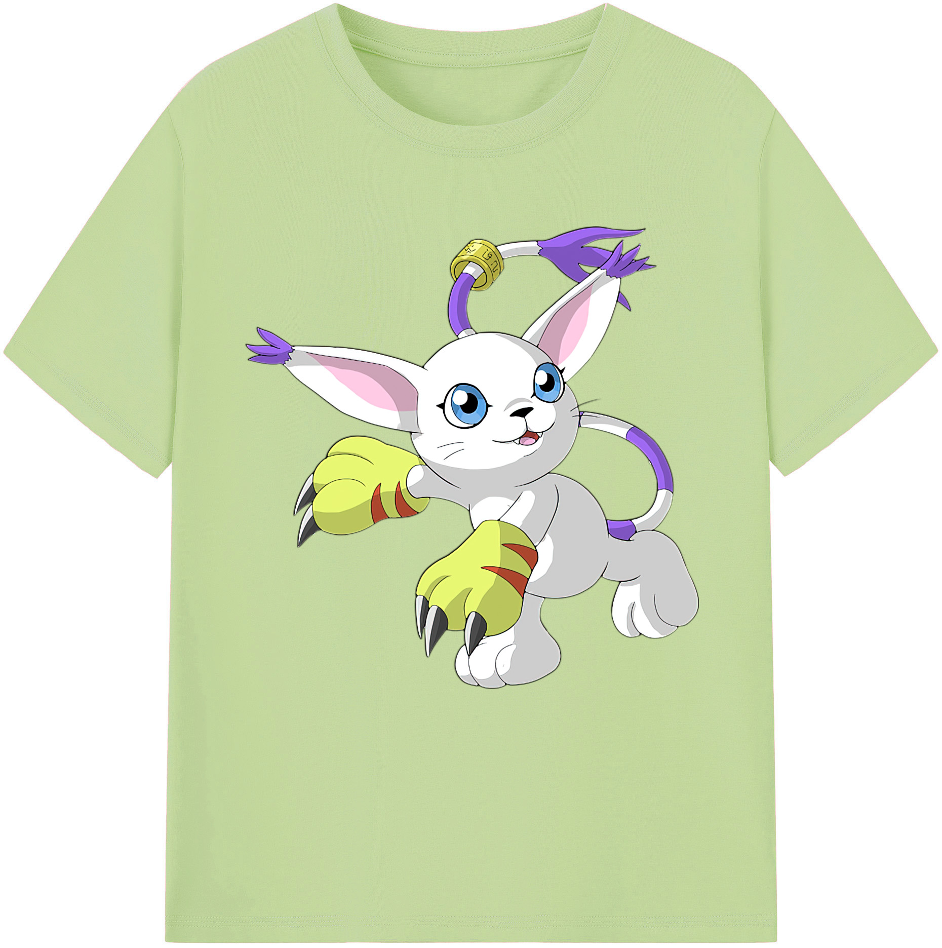 （画像用） Digimon デジタルモンスター/デジモン 綿100％半袖Tシャツ（フロントプリント）